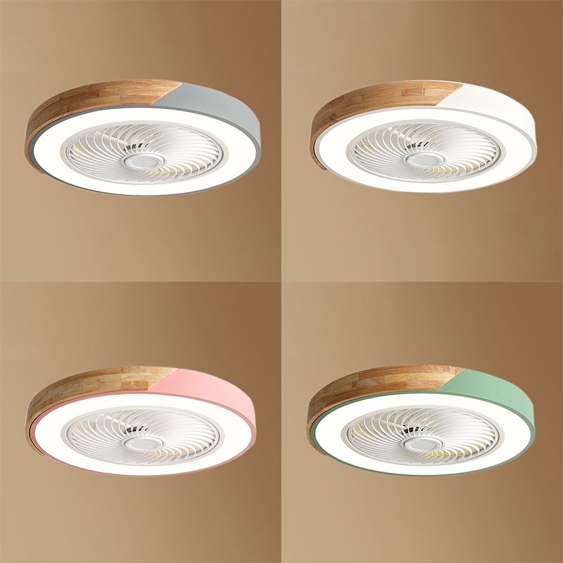 Ozawa Deckenventilator mit Beleuchtung, 5 Farben, ∅52CM - Cueteks