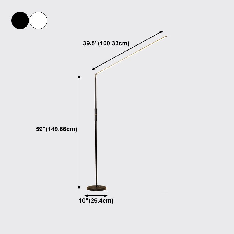 Edge Lineare Stehleuchte, Metall, 150CM Lang - Cueteks