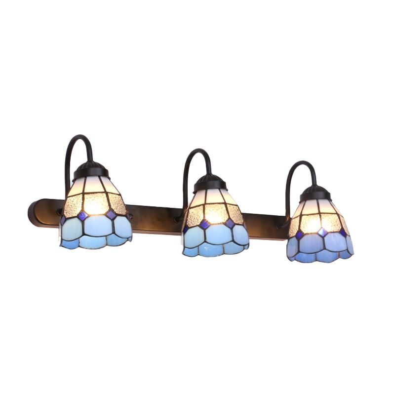 Baxter Tiffany Spiegel Front Vanity Wandleuchte, 5 Stile, 3 Farben, 60CM Lang - Cueteks