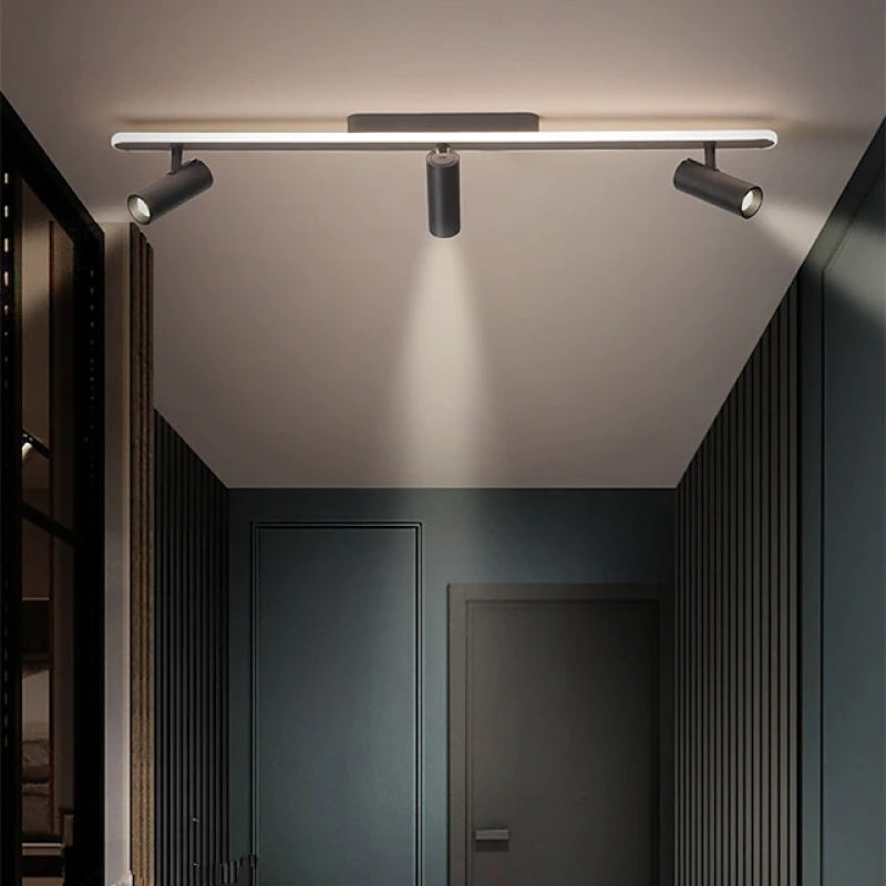 Haney Moderne LED Deckenleuchte mit Strahler für Korridor & Wohnzimmer - Cueteks
