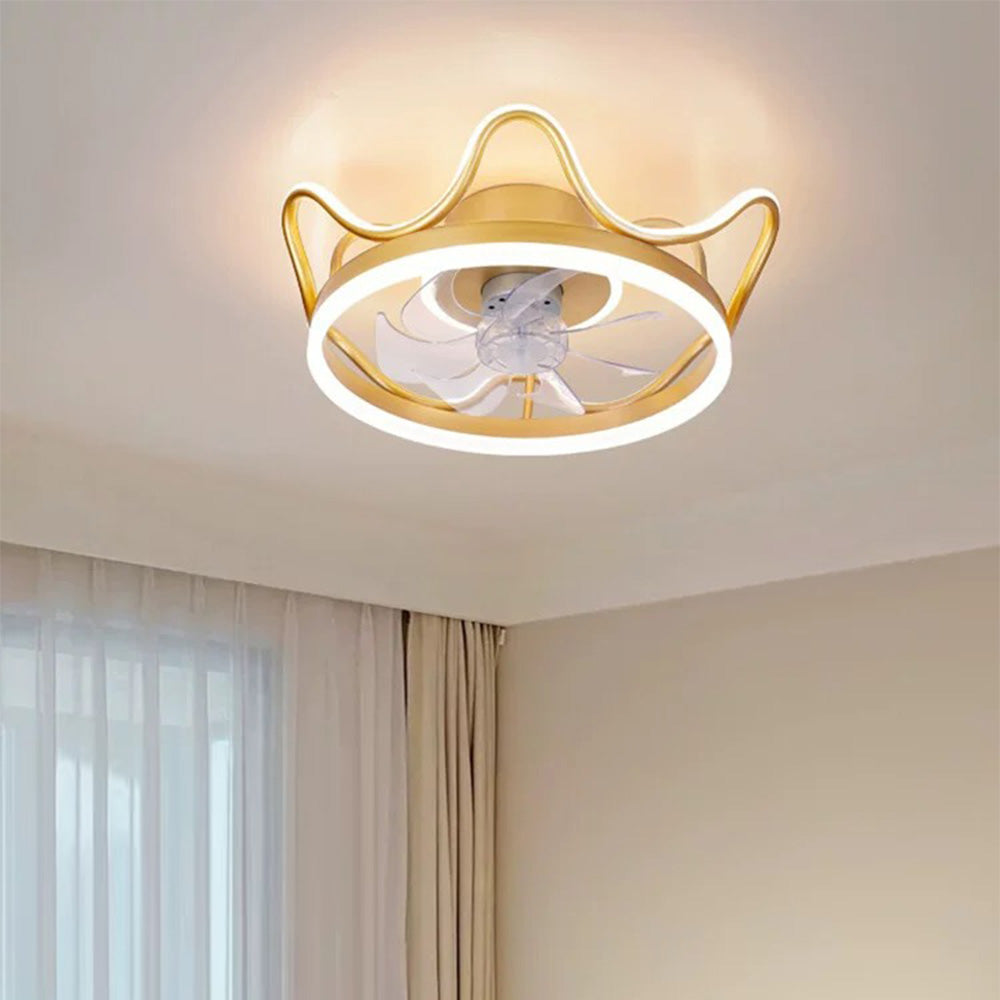 Kelley Deckenventilator mit Beleuchtung Krone, ∅50CM - Cueteks
