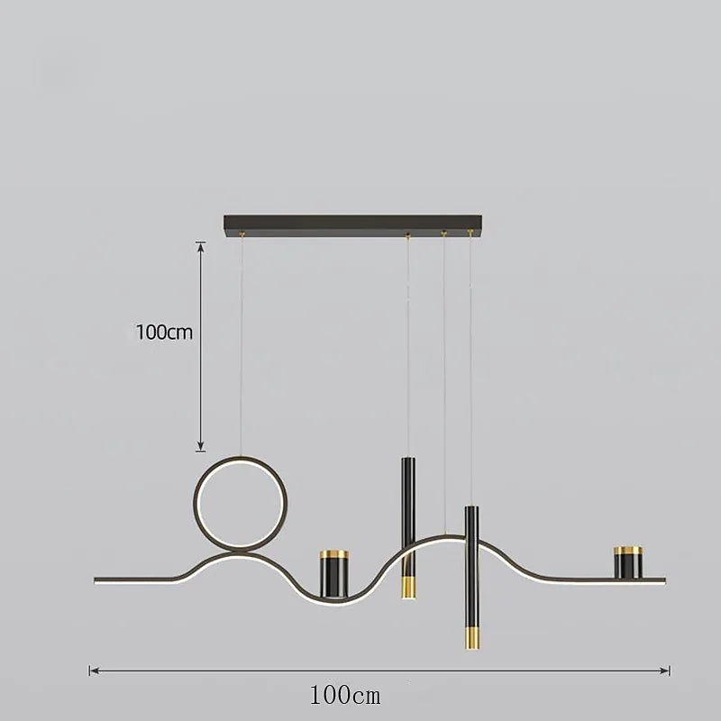 Moderne Stern-Design LED Pendelleuchte für Esszimmer, Restaurant - Cueteks