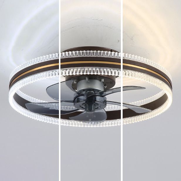 Kirsten Deckenventilator mit Beleuchtung Doppel-Licht, 4 Farben, ∅50CM - Cueteks
