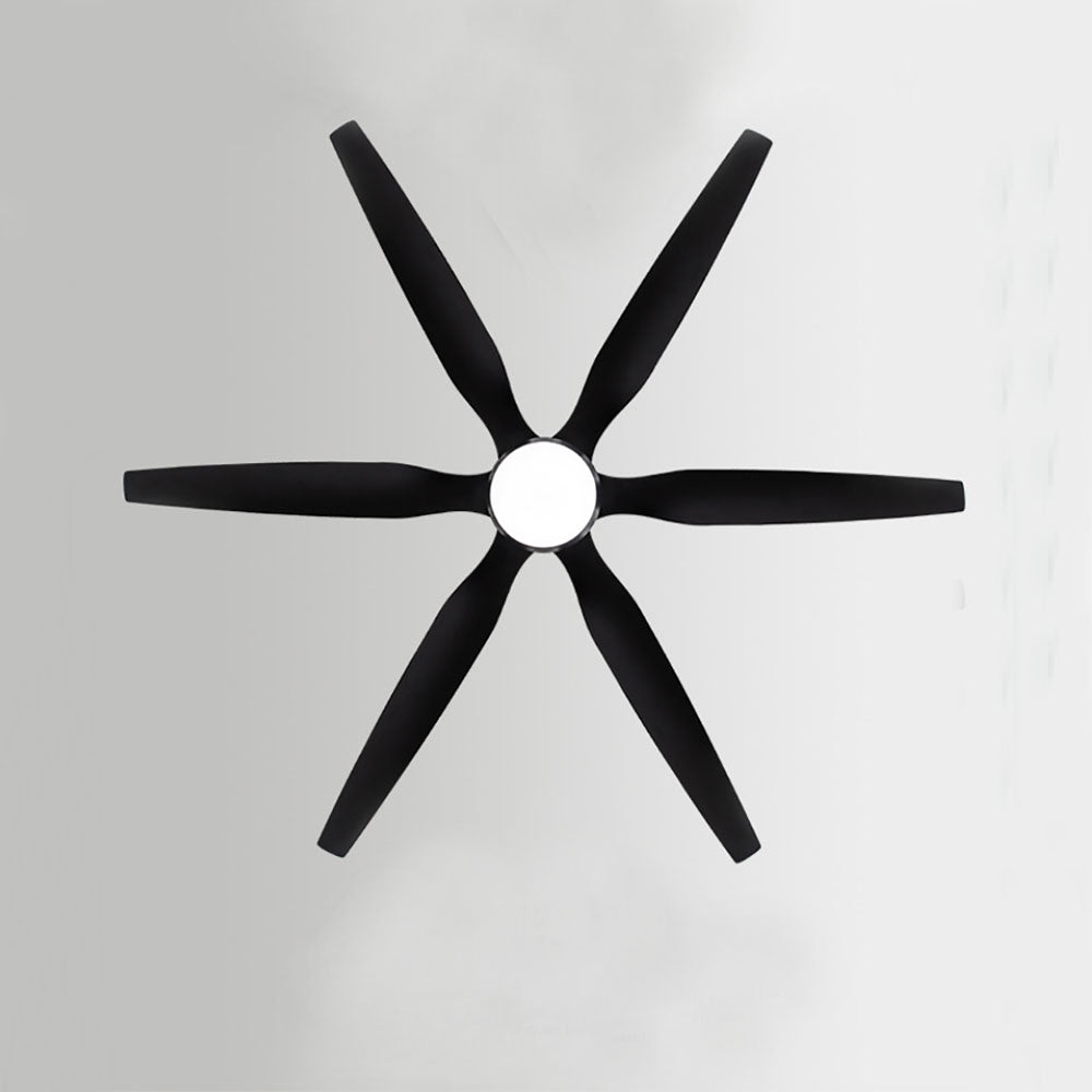 Haydn Deckenventilator mit Beleuchtung Weiß & Schwarz 6-Blatt, ∅137/167CM - Cueteks