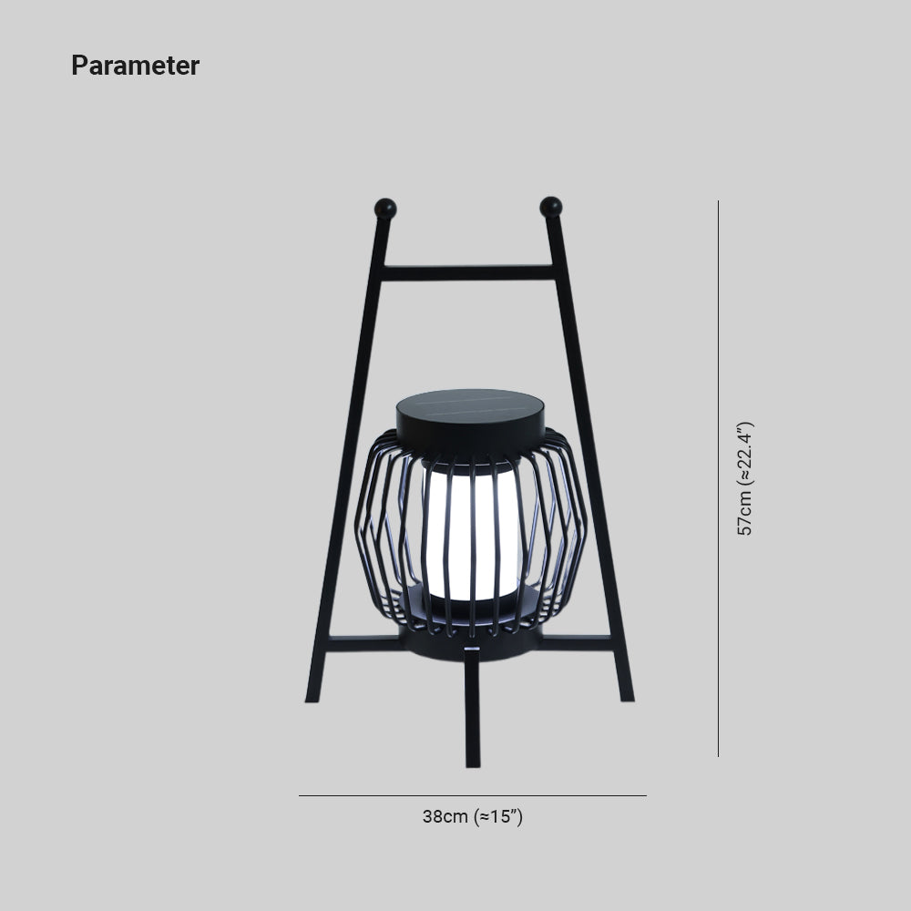 Orr Solar Außenleuchte Schwarz, ∅38CM - Cueteks