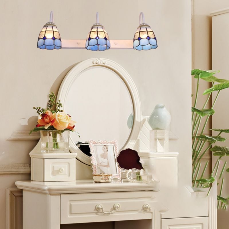 Baxter Tiffany Spiegel Front Vanity Wandleuchte, 5 Stile, 3 Farben, 60CM Lang - Cueteks