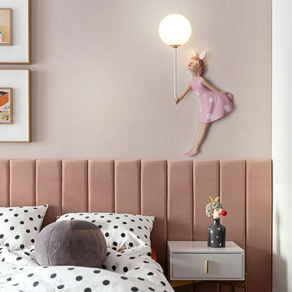 Minori Wandleuchte Rosa, 2 Stile, 49CM Lang - Cueteks