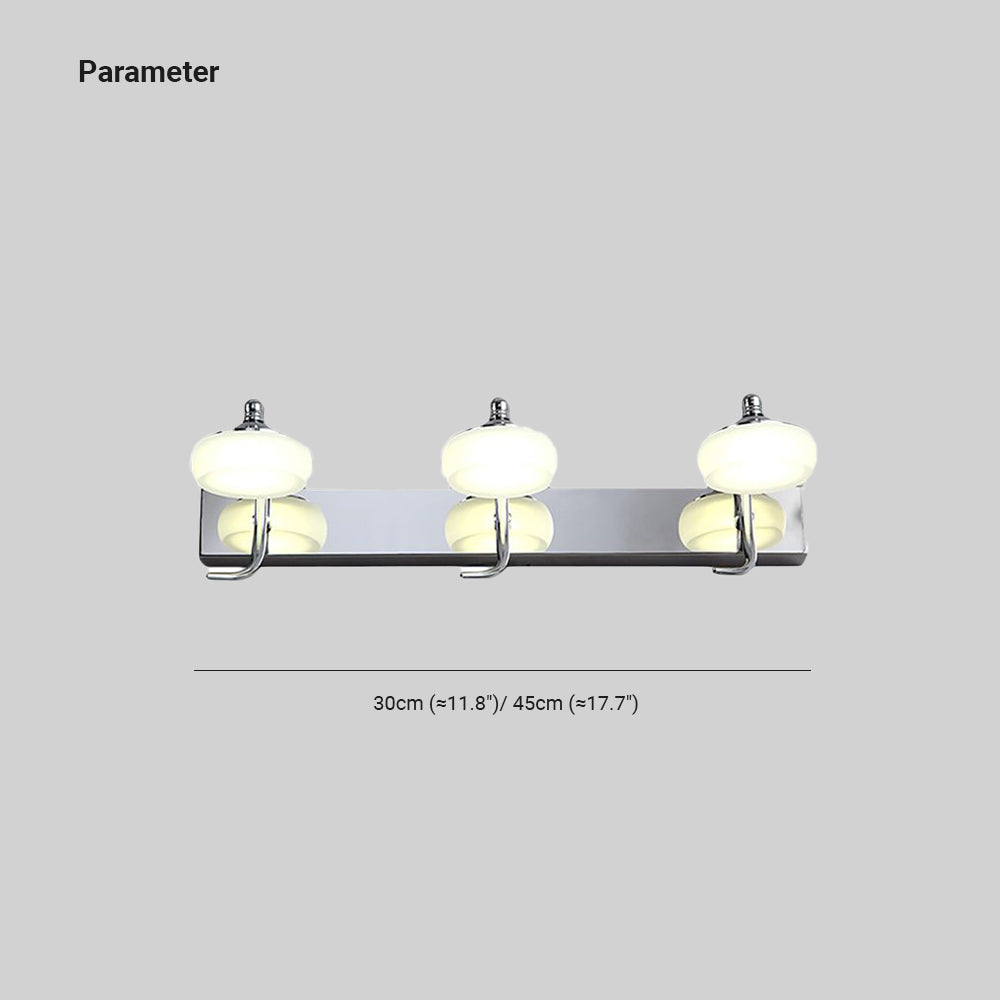 Leigh Lantern Spiegelfront Waschtisch-Wandleuchte, 2/3-flammig - Cueteks