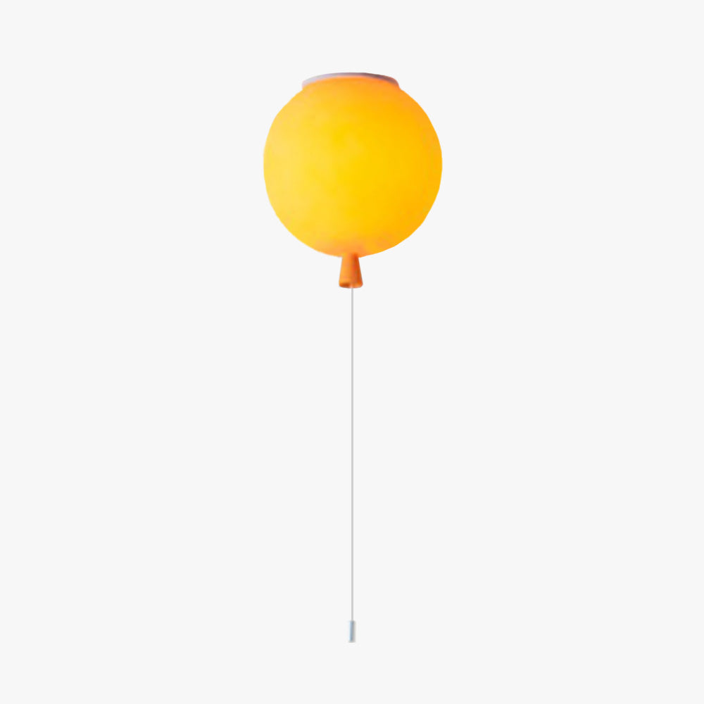 Fateh Matted Ballon Flush Mount Deckenleuchte 5 Farbe, ∅20/25/30 /35CM - Cueteks