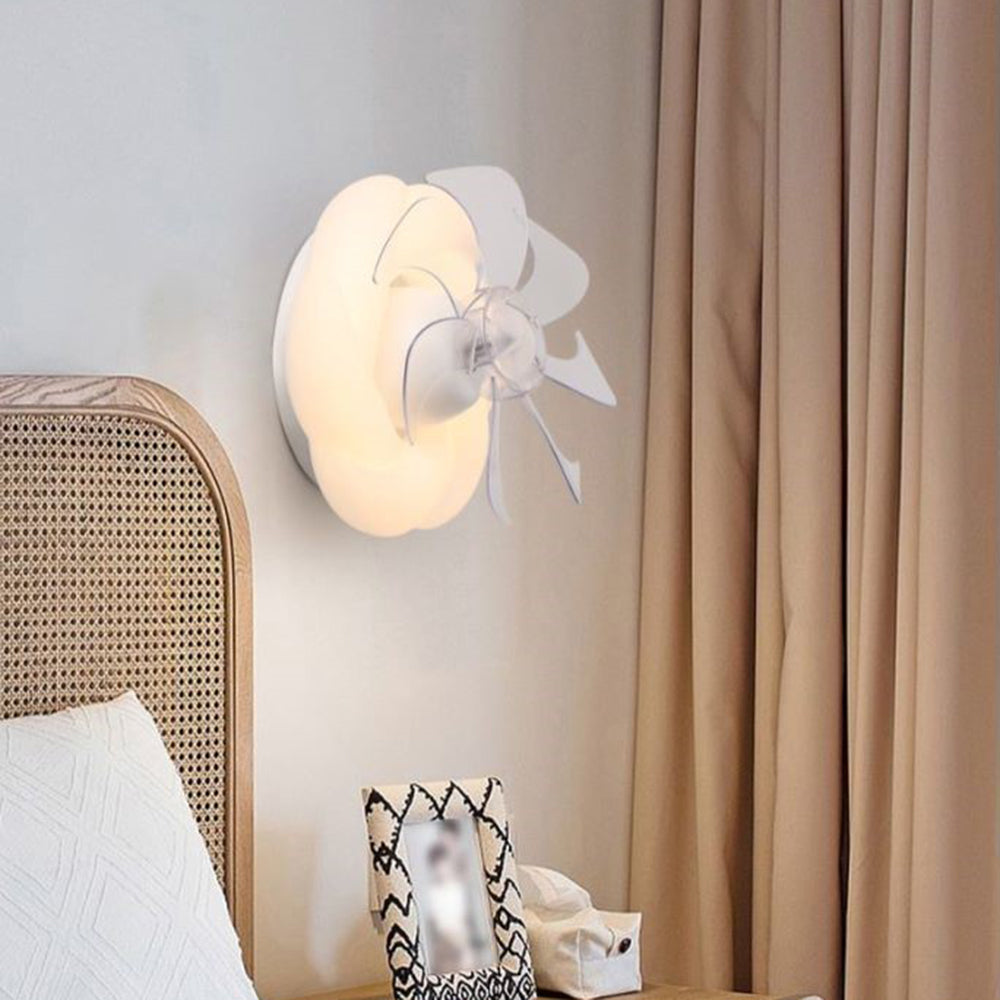 Minori Deckenventilatoren mit Beleuchtung Weiß, 2 Stile, ∅30CM - Cueteks