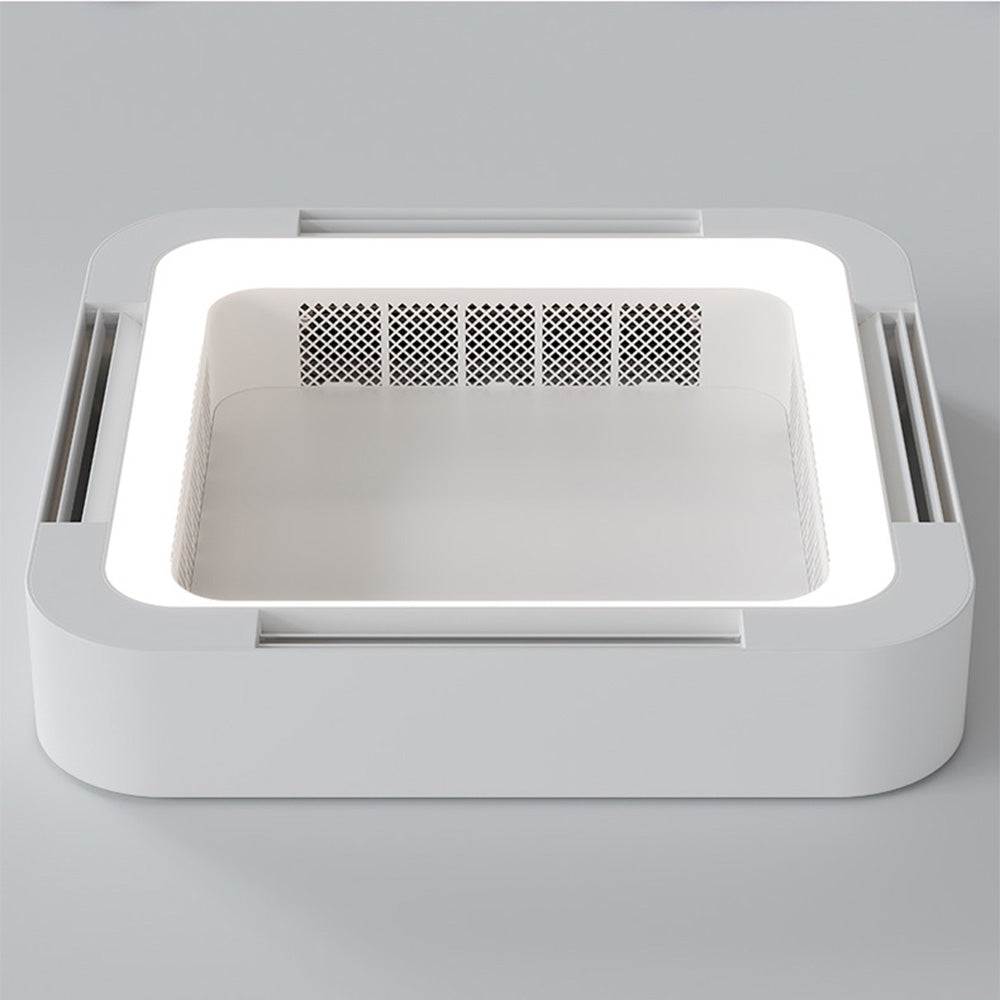 Quinn Deckenventilator mit Beleuchtung Weiß, 2 Stile, ∅58CM - Cueteks
