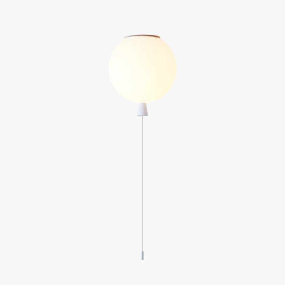 Fateh Matted Ballon Flush Mount Deckenleuchte 5 Farbe, ∅20/25/30 /35CM - Cueteks