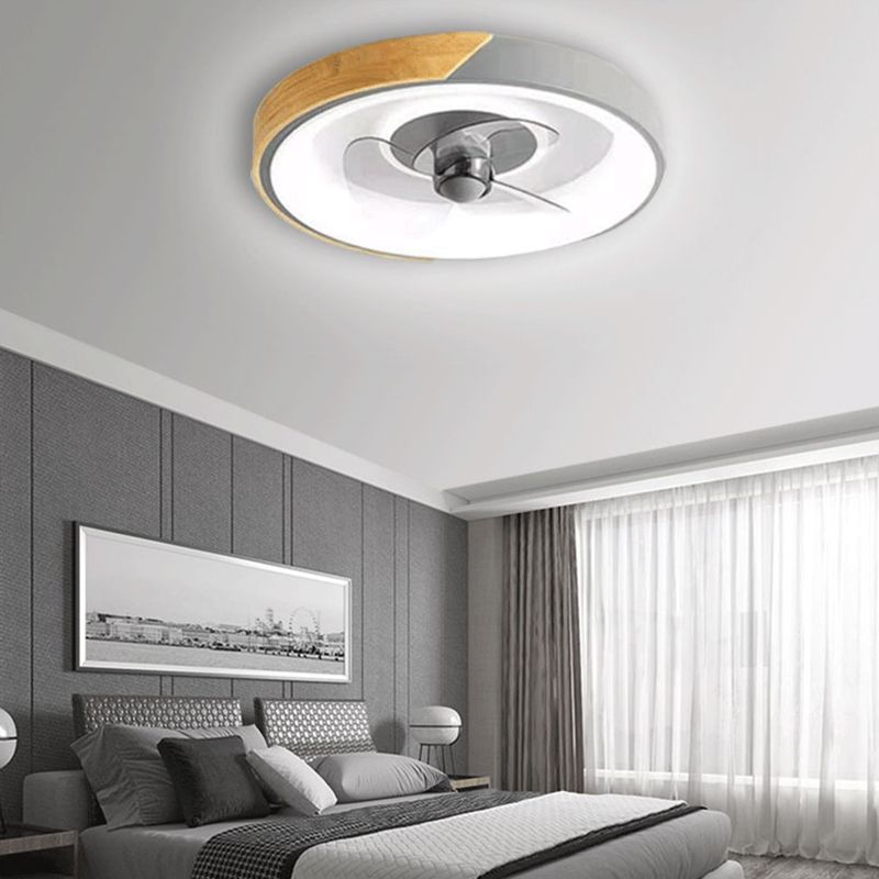 Ozawa Deckenventilator mit Beleuchtung, 3 Farben, ∅50CM - Cueteks