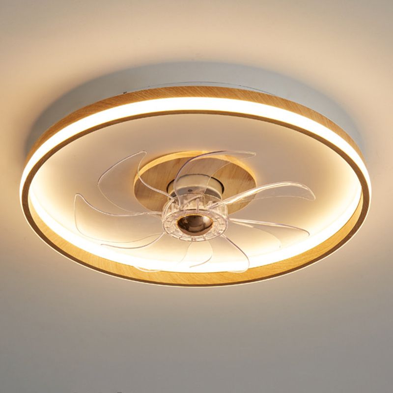 Ozawa Deckenventilator mit Beleuchtung Doppel-Licht, 2 Farben/Stile, ∅50CM - Cueteks