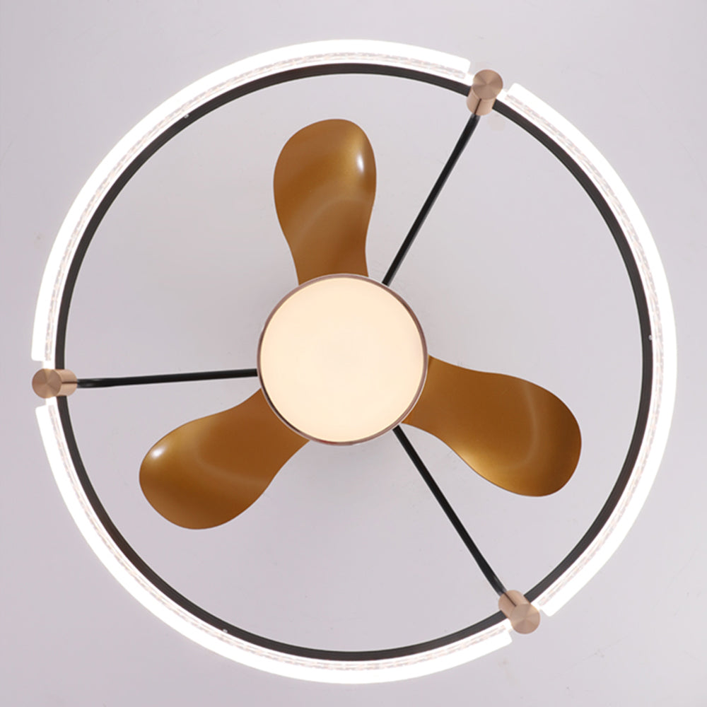 Kelley Deckenventilator mit Beleuchtung Aluminium & Metall, ∅60cm - Cueteks