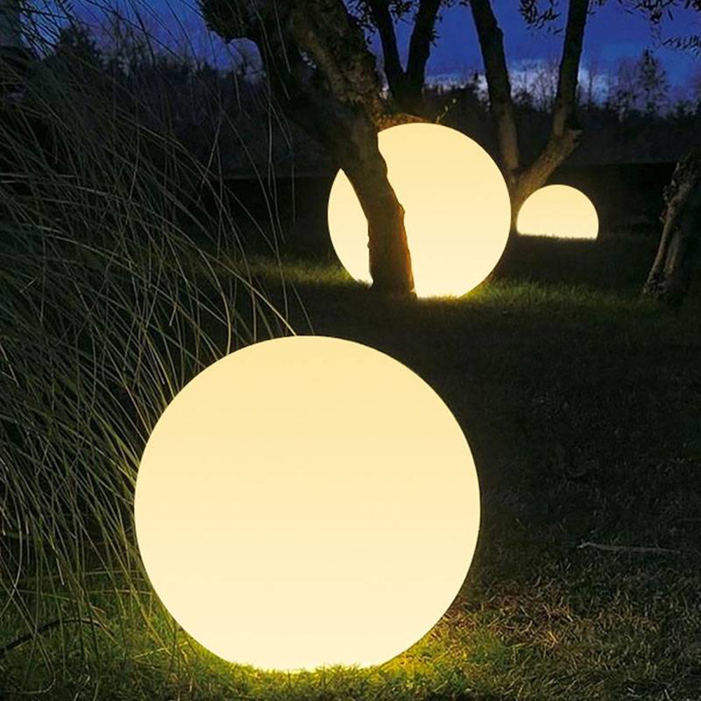 Elif Außen-Bodeneinbaustrahler RGB, Harz,  ∅30/40CM - Cueteks