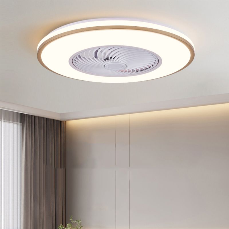 Quinn Deckenventilator mit Beleuchtung 3-Blatt, 8 Farben, ∅50CM - Cueteks