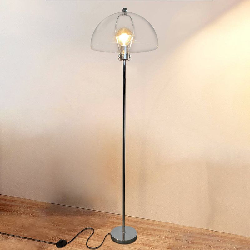 Levy Durchsichtig Glas Stehleuchte, 2 Farben, 150CM Lang - Cueteks