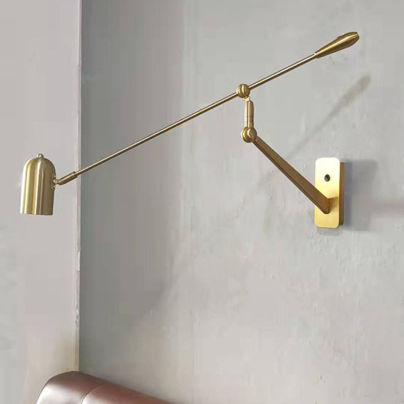 Freja Verstellbare goldene Wandleuchte - Cueteks