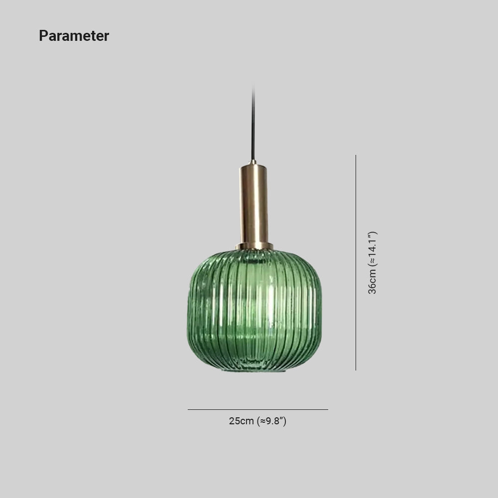 Einfache Stabglaslampe Pendelleuchte Japanische Retro-Lampe für Schlafzimmer - Cueteks