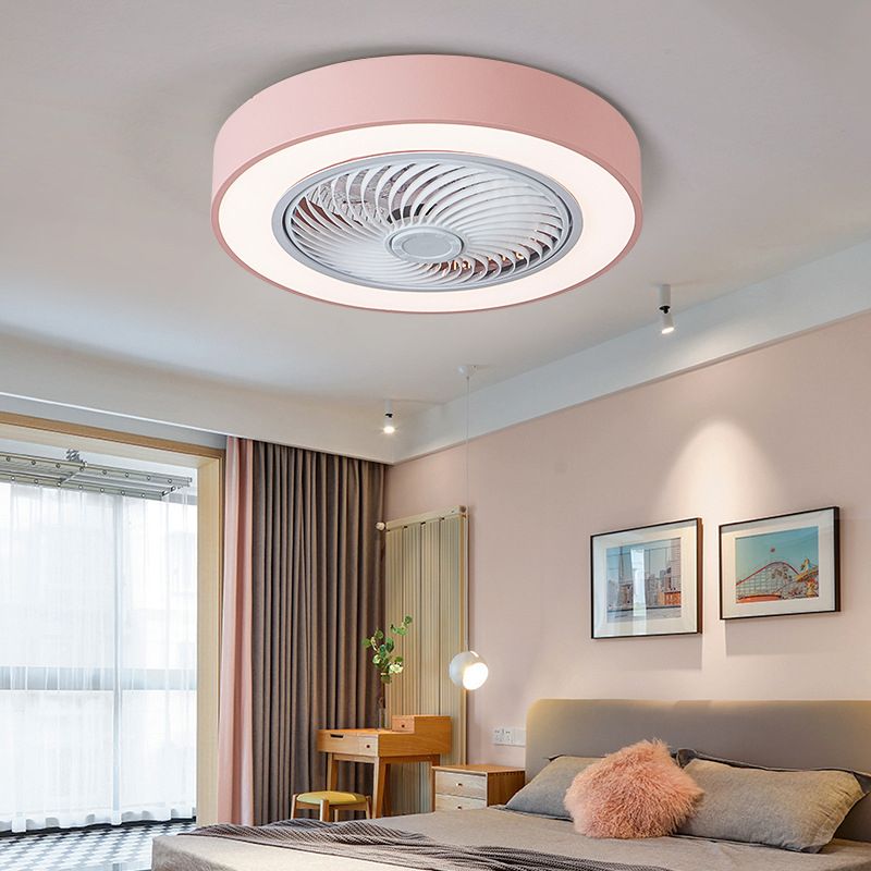 Morandi Deckenventilator mit Beleuchtung Klare Blätter, 6 Farben, ∅51CM - Cueteks
