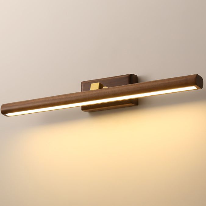 Ozawa Spiegelfront Wandleuchte Holz, 41/60/90CM Lang - Cueteks