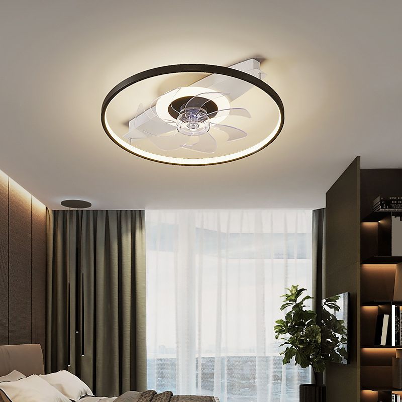 Edge Deckenventilator mit Beleuchtung, 2 Farben, ∅50/52CM - Cueteks