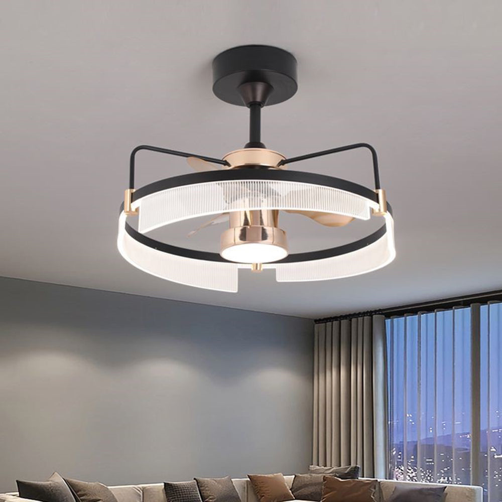 Kelley Deckenventilator mit Beleuchtung, 2 Stile, ∅60CM - Cueteks