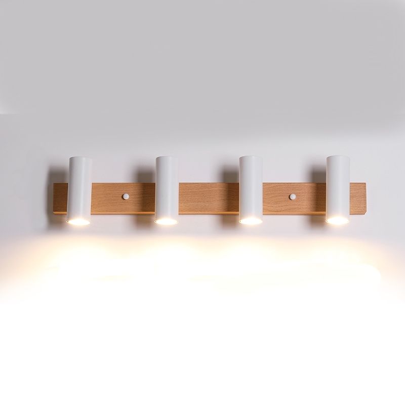 Ozawa Drehbar Spiegelfront Wandleuchte Strahler, 2 Farben, 3/4-flammig, 56/75CM Lang - Cueteks
