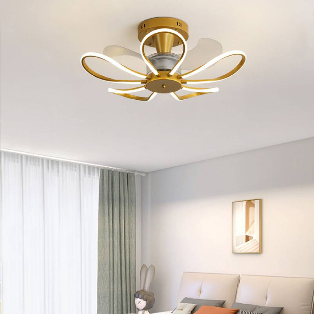 Lacey Deckenventilator mit Beleuchtung, 3 Farben, ∅65CM - Cueteks
