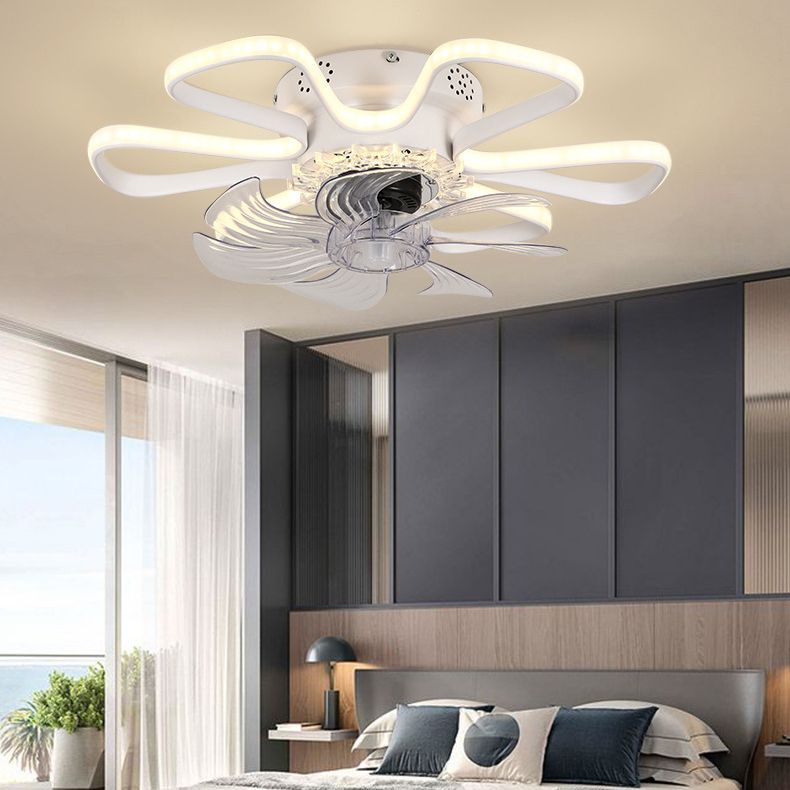 Hana Deckenventilator mit Beleuchtung, 3 Farben, ∅50CM - Cueteks