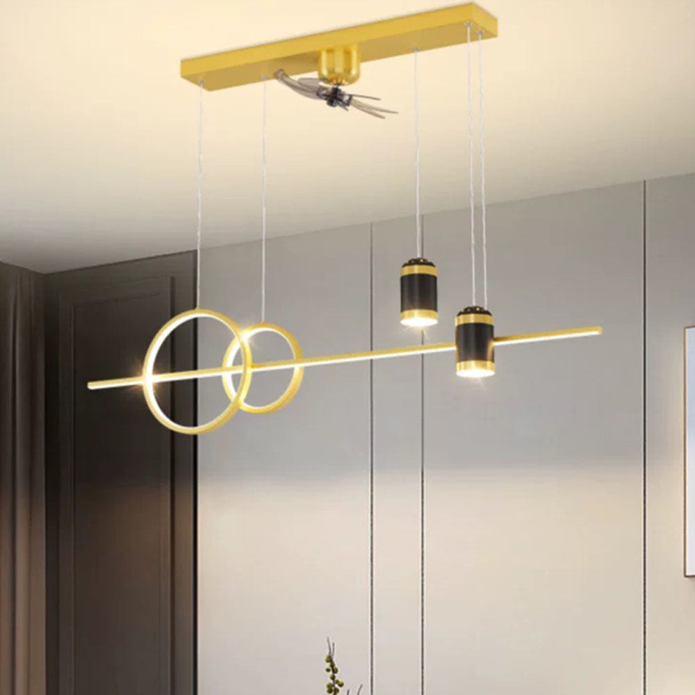 Madina Deckenventilator mit Beleuchtung 6 Stile, ∅100CM - Cueteks