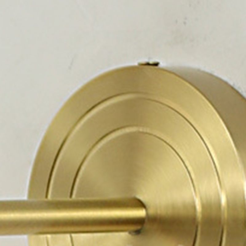 Hailie Waschtisch-Wandleuchte, Messing & Glas, 2 Stile - Cueteks