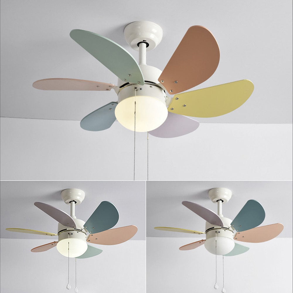 Morandi Colorful 5-Blade Ceiling Fan Light, DIA42.13'' - Cueteks
