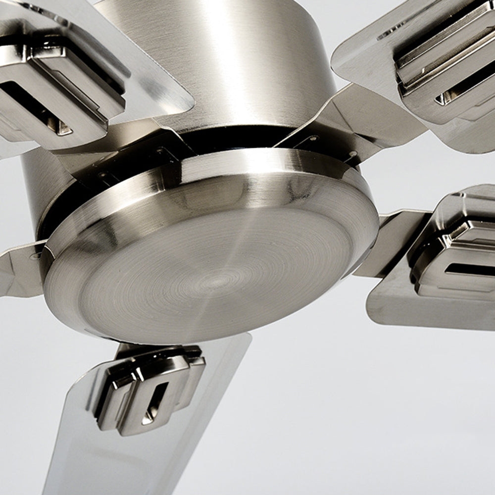 Alessio 5-Blade Industrial Metal DC Ceiling Fan, Summer, 52'' - Cueteks