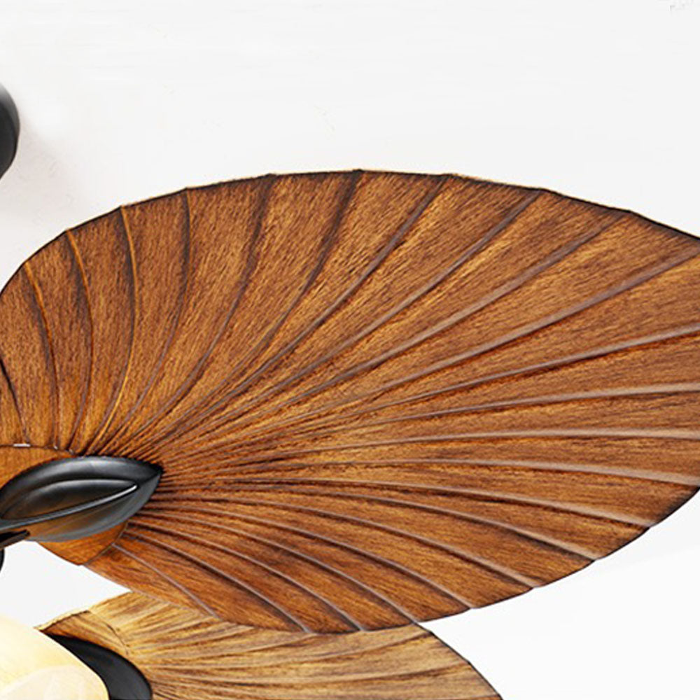 Bella Retro Vintage 5-Blade Ceiling Fan, Coffee - Cueteks