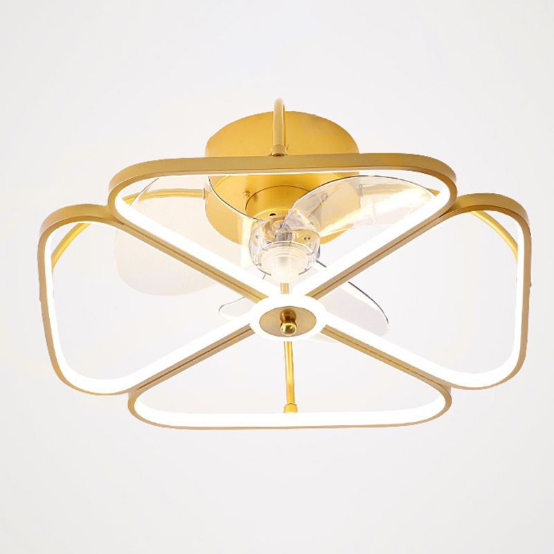 Hana Ceiling Fan with Light, 3 Style, 20" - Cueteks