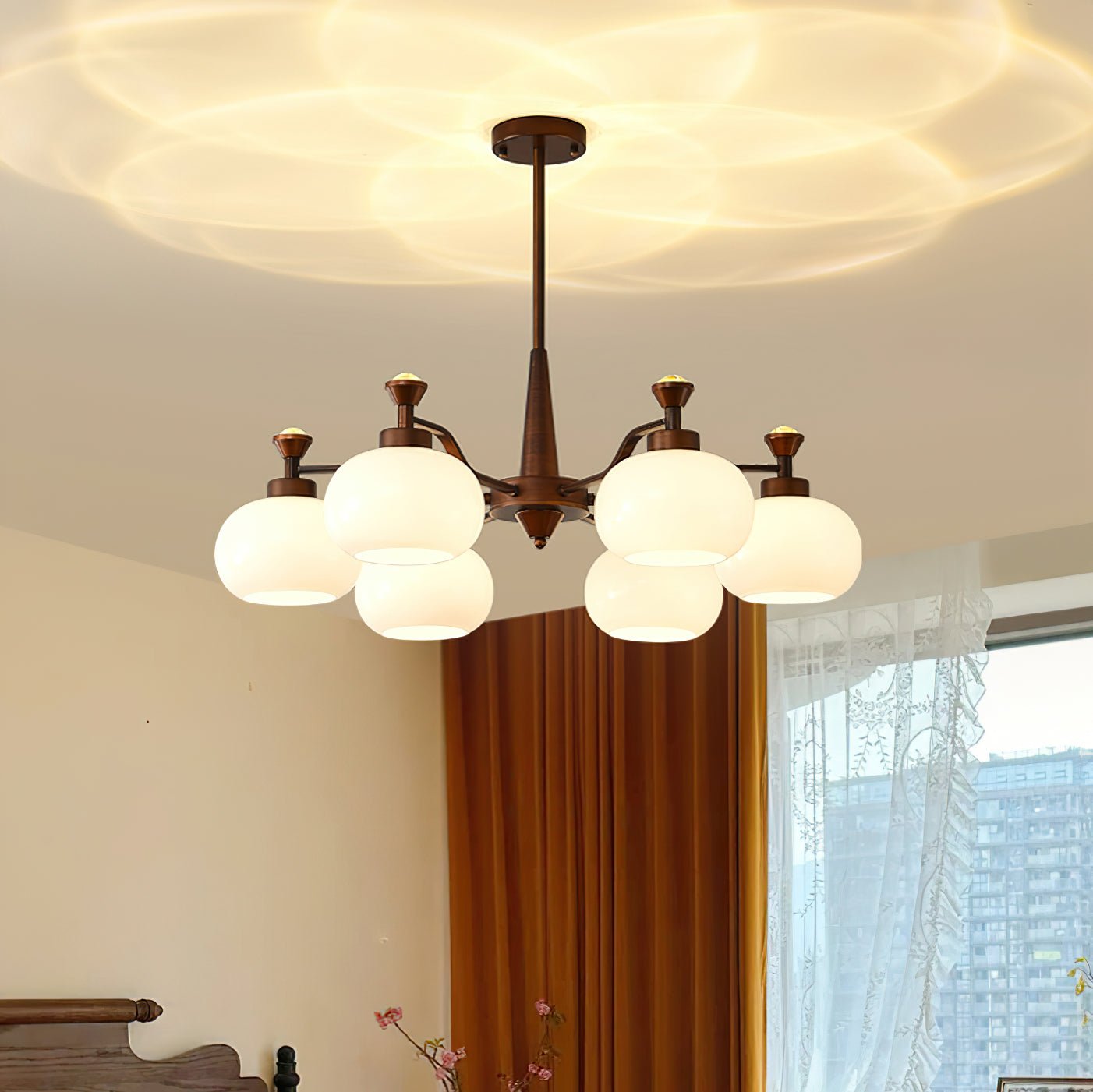 Globe Spotlight Chandelier - Cueteks
