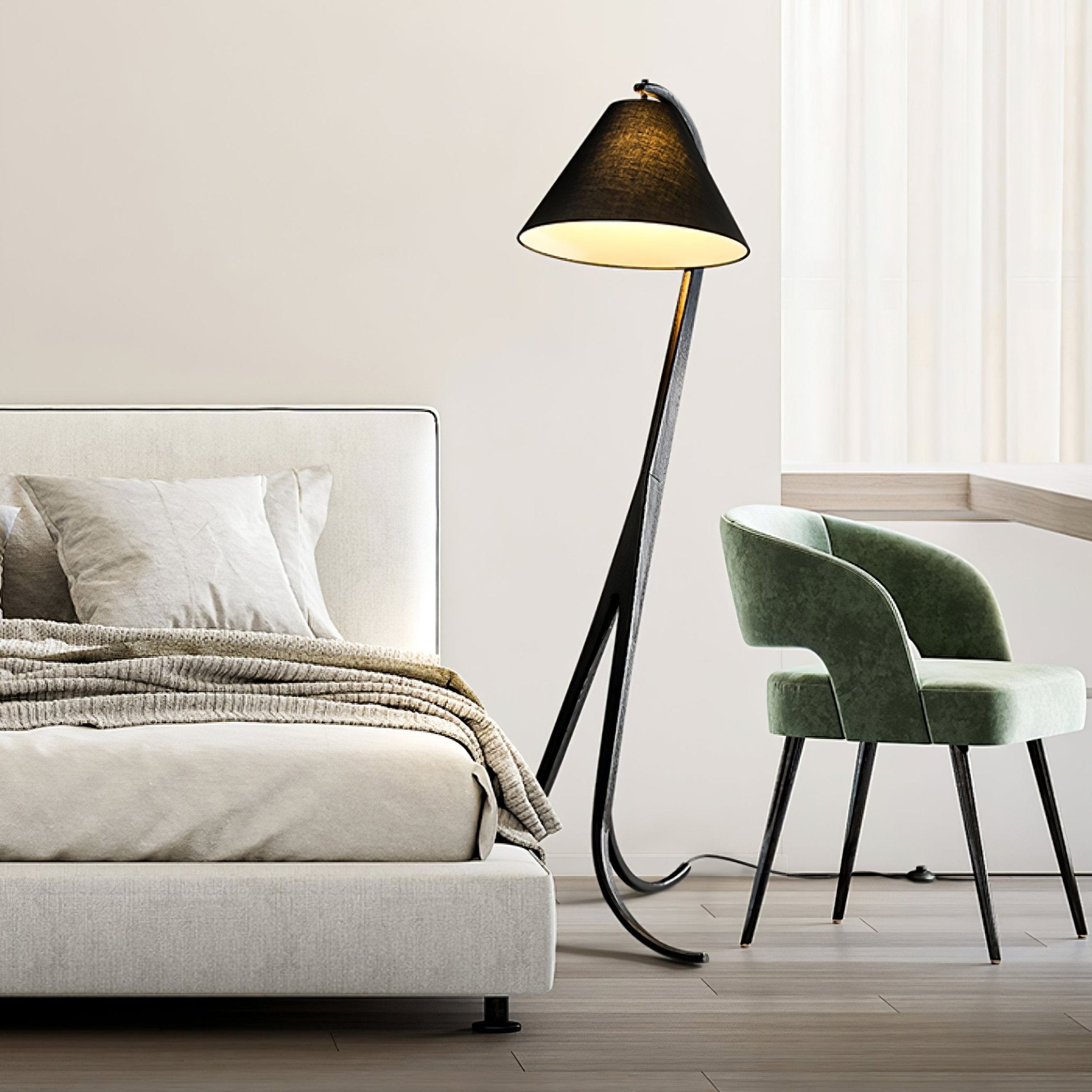 Arcwood Floor Lamp - Cueteks