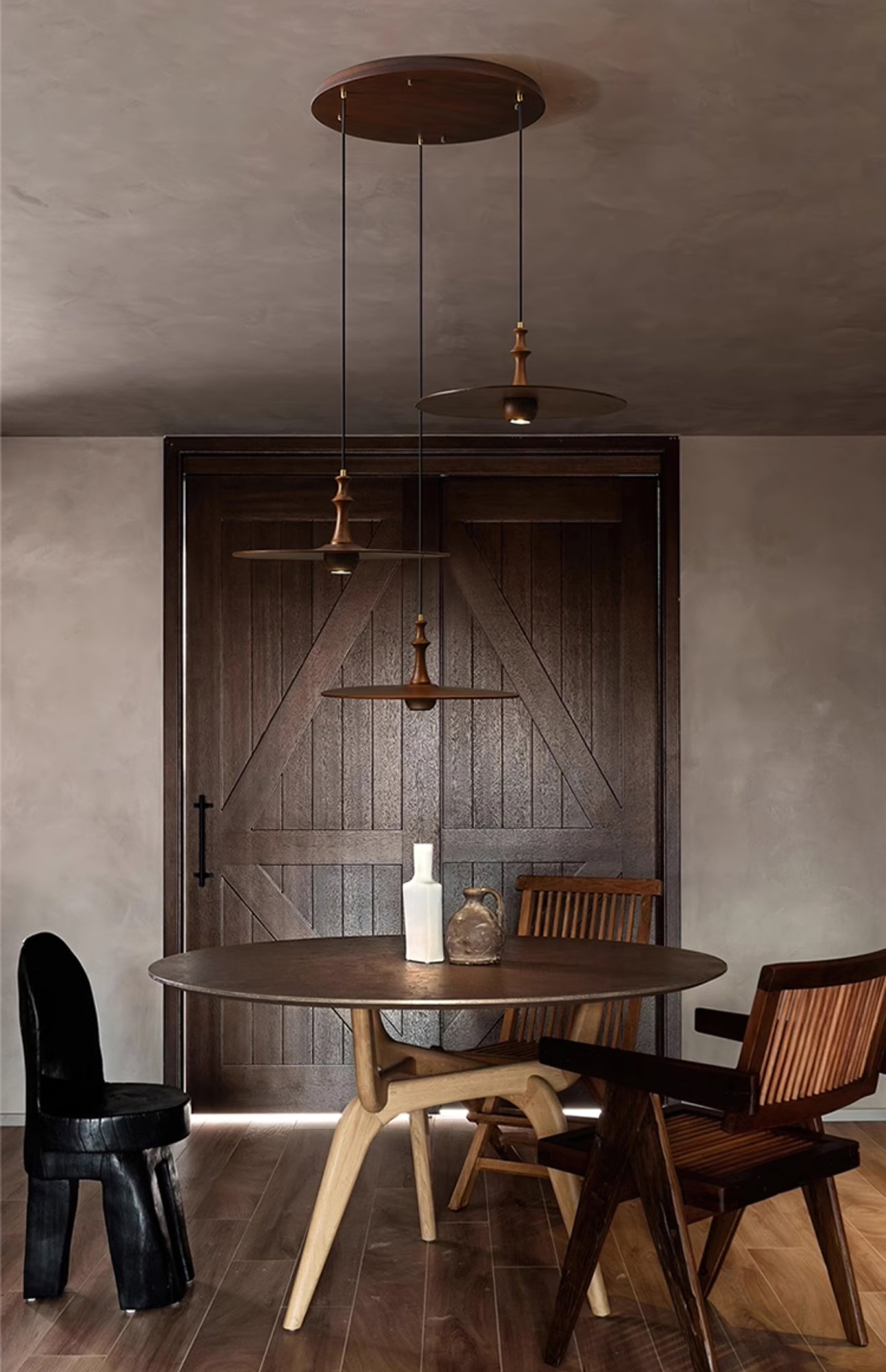 Spindle Disc Pendant Lamp - Cueteks