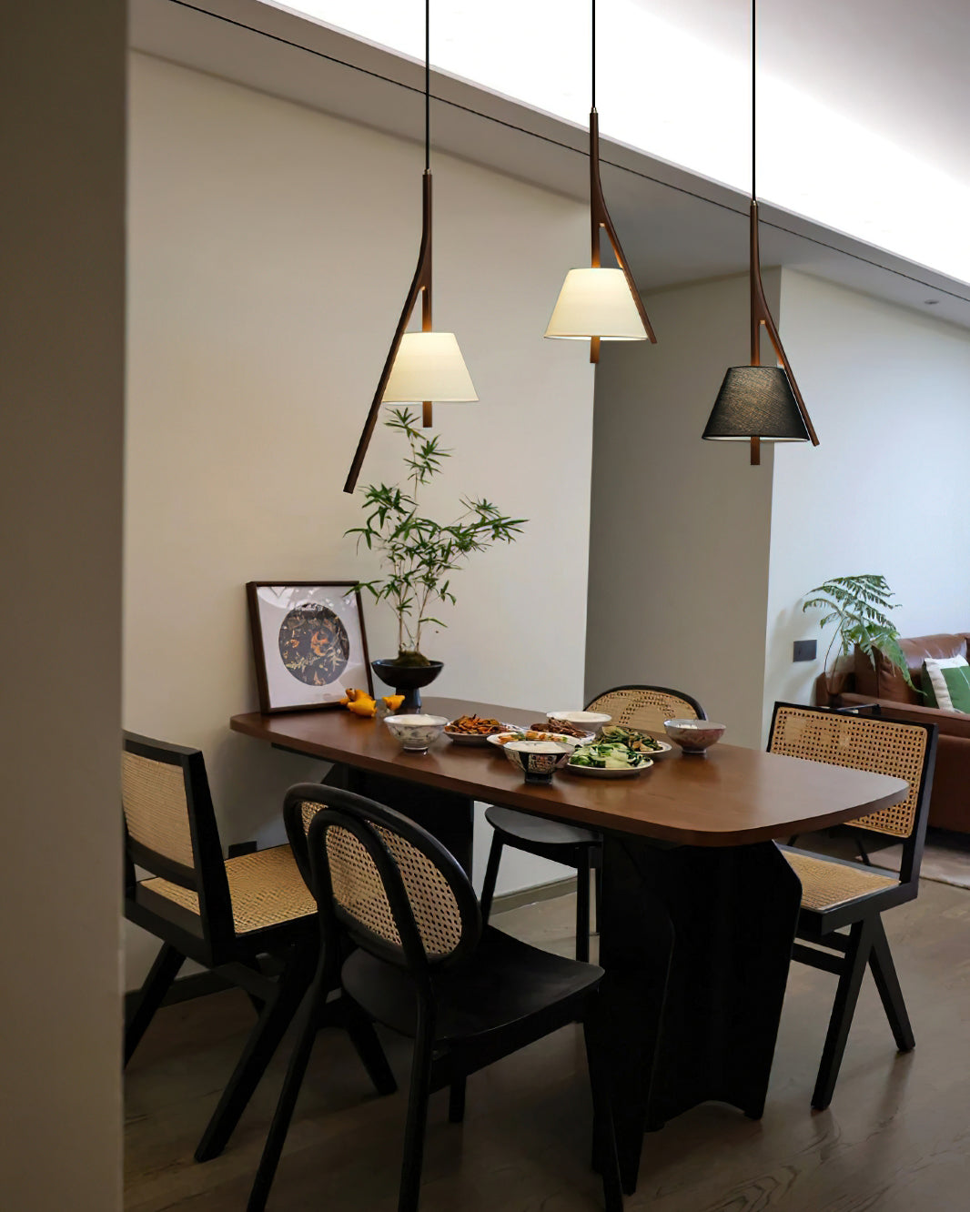 Nanzhi Wood Pendant Lamp - Cueteks