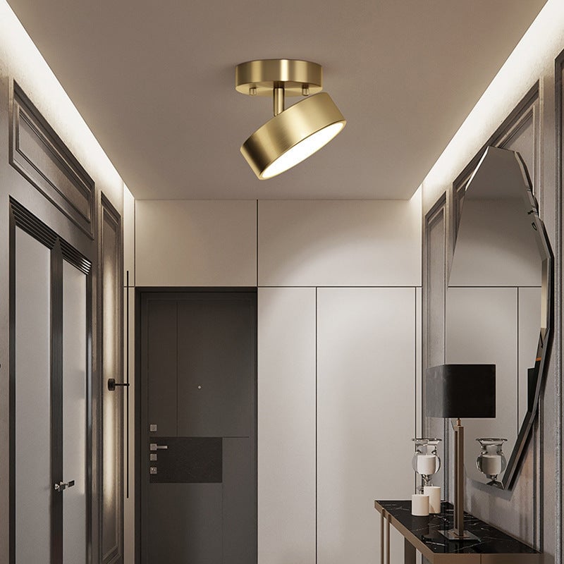 Nordic Industrial Simple Round LED Ceiling Light - Cueteks
