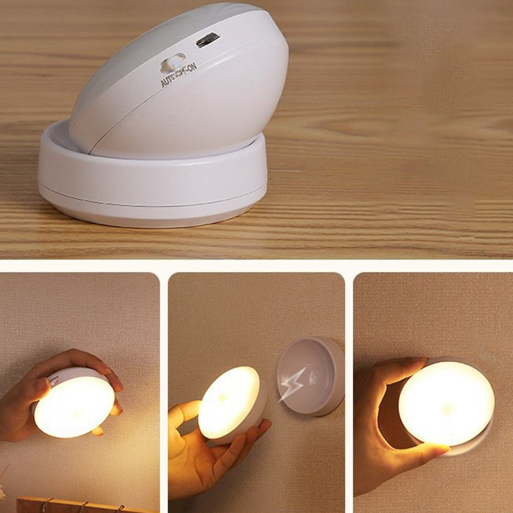 Mini Chargeable White LED Wall Light - Cueteks
