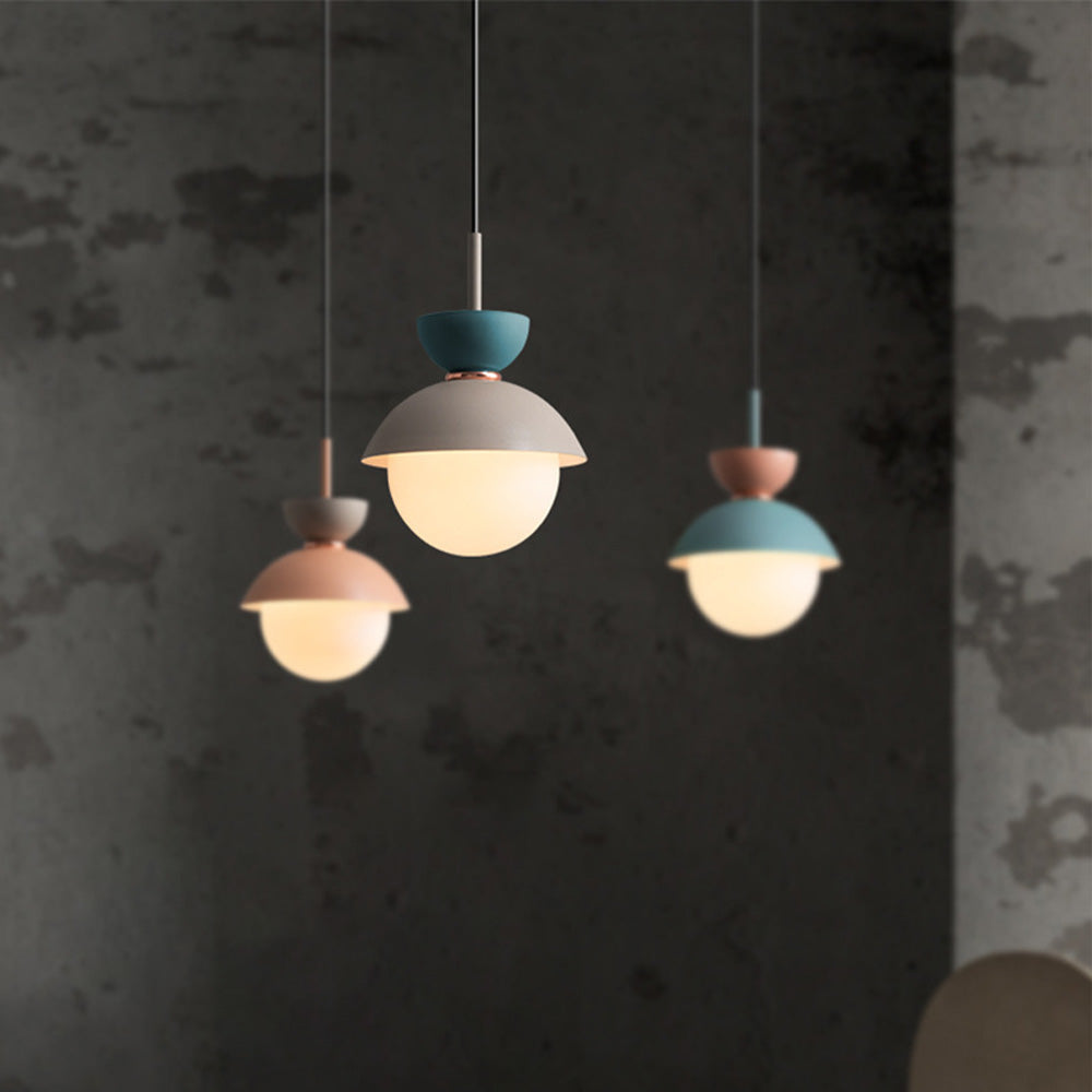 Macaroon Double Heads Metal Pendant Light - Cueteks