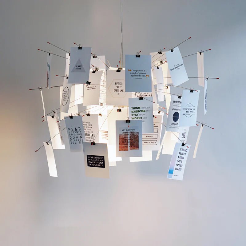 Paper Chandelier - Cueteks