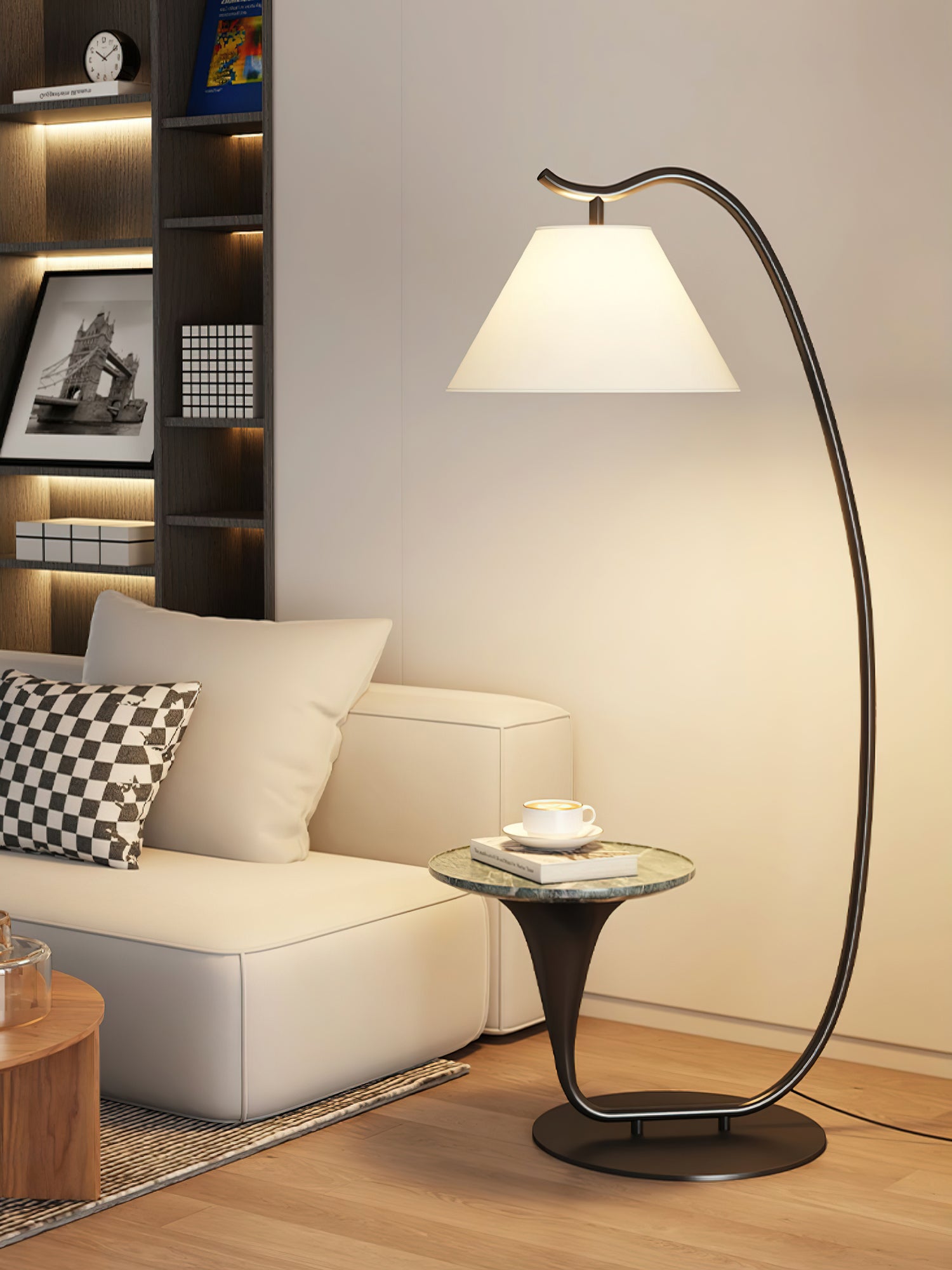 Curvature Floor Lamp - Cueteks
