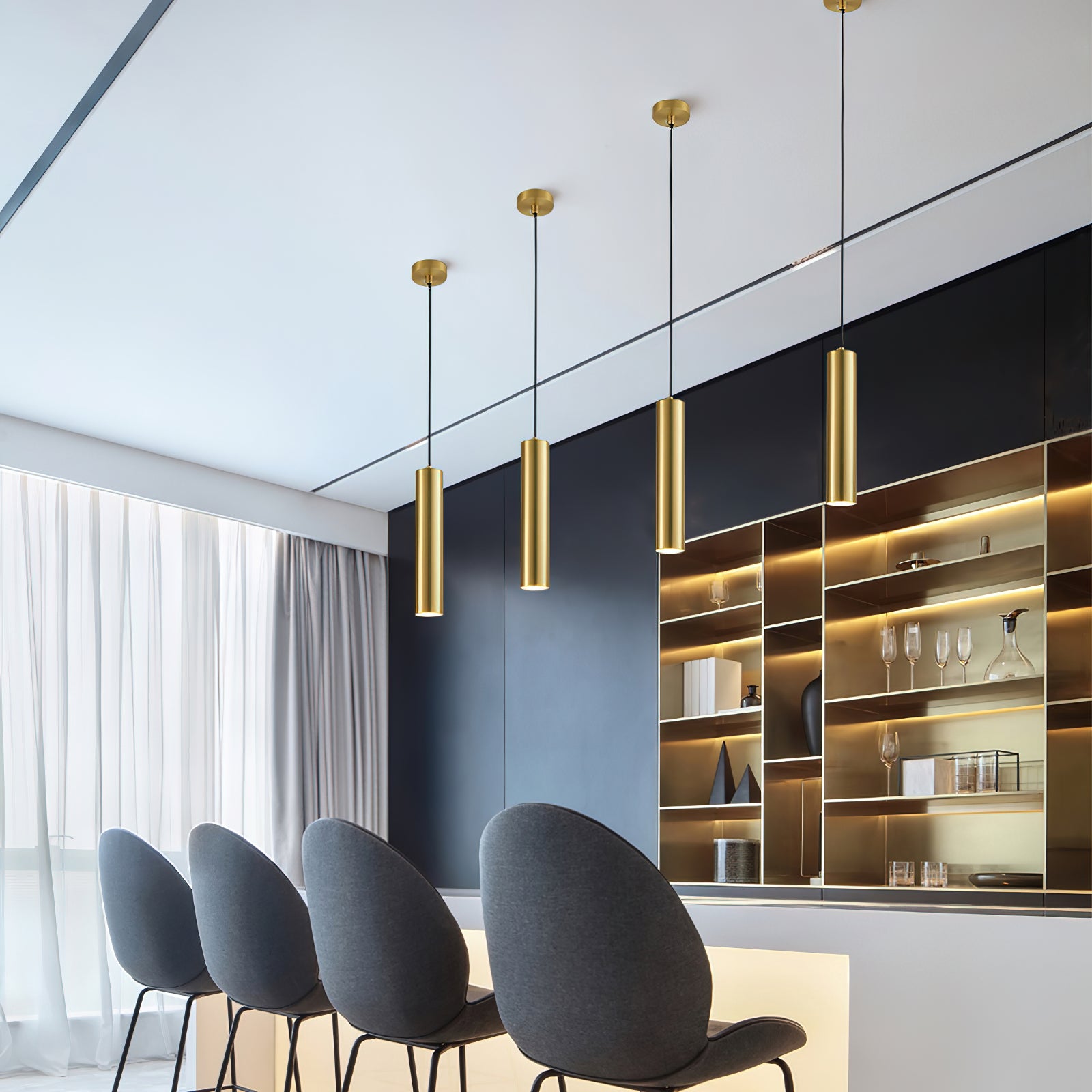 Streamline Cylinder Pendant Lamp - Cueteks