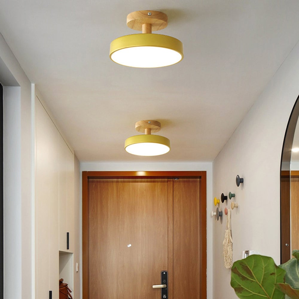 Colorful Round Flush Mount Ceiling Light - Cueteks