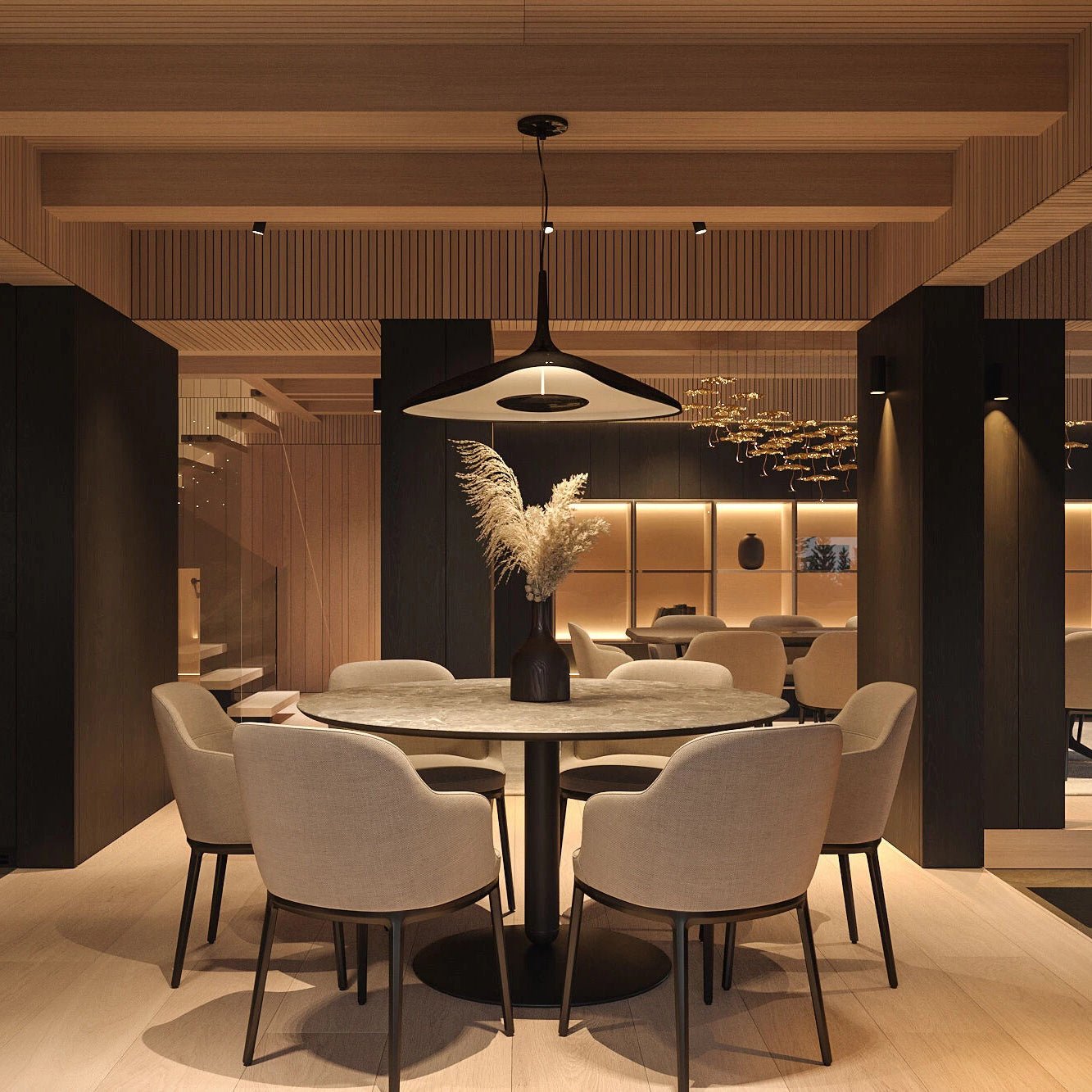 Soleil Noir Pendant Lamp - Cueteks