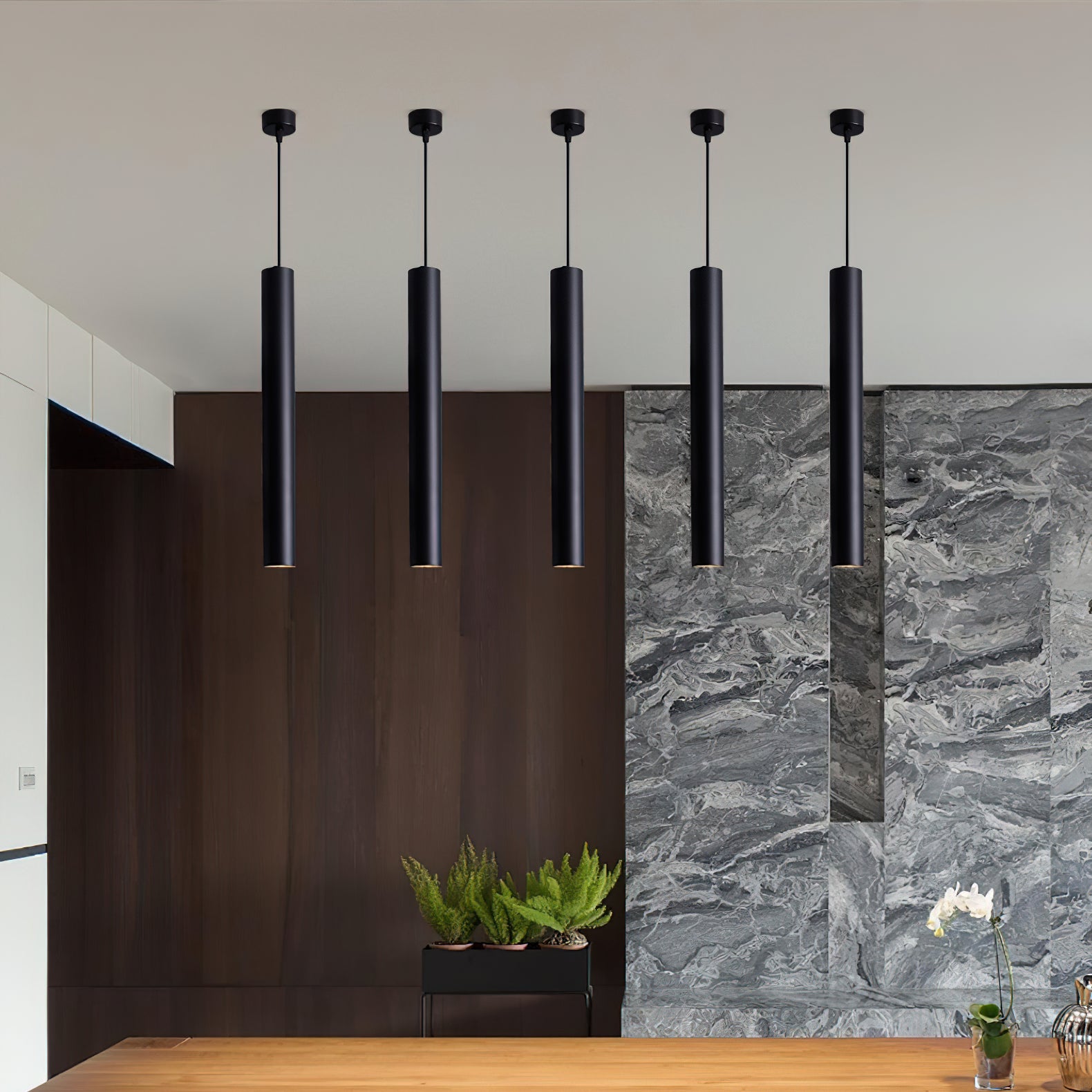Streamline Cylinder Pendant Lamp - Cueteks